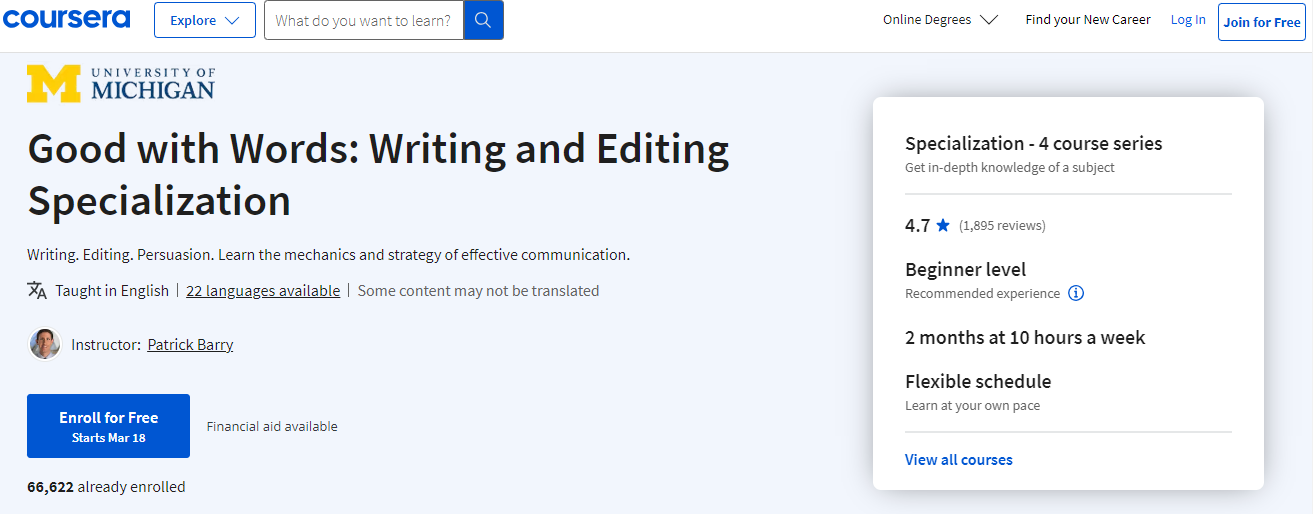 Where Can I Learn Writing? 10 Best Free Online Writing Courses for New ...