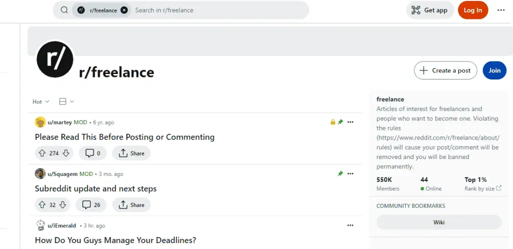 Freelance Community