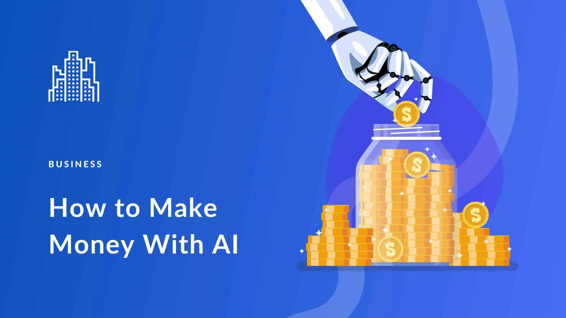 how to make money using AI